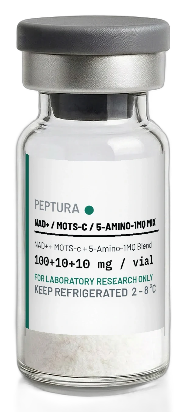 NAD+ / MOTS-C / 5-Amino-1MQ Mix vial